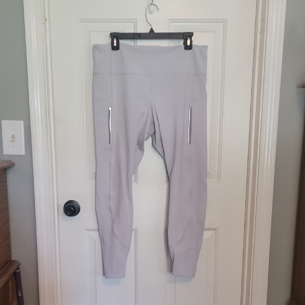 Light Gray High-Waisted Leggings